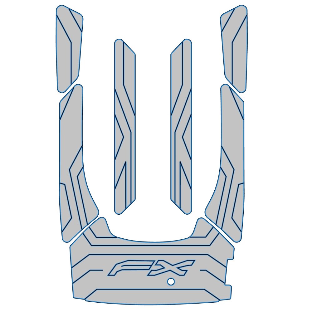 2012 - 2018 Yamaha FX HO Cruiser SVHO Jet Ski Traction Mats - HJDECK