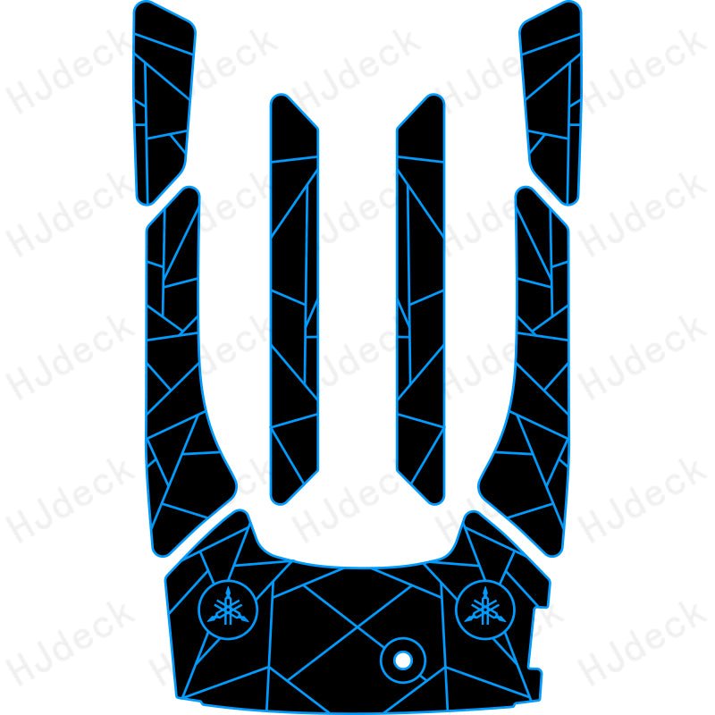 2012 - 2018 Yamaha FX HO Cruiser SVHO Jet Ski Traction Mats - HJDECK