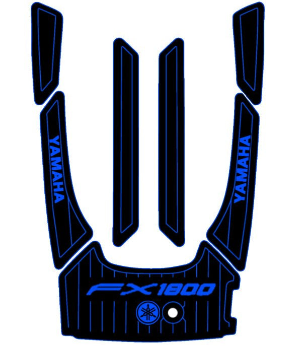 2012 - 2018 Yamaha FX HO Cruiser SVHO Jet Ski Traction Mats - HJDECK