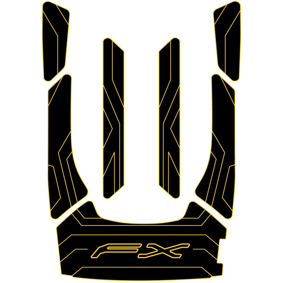 2012 - 2018 Yamaha FX HO Cruiser SVHO Jet Ski Traction Mats - HJDECK