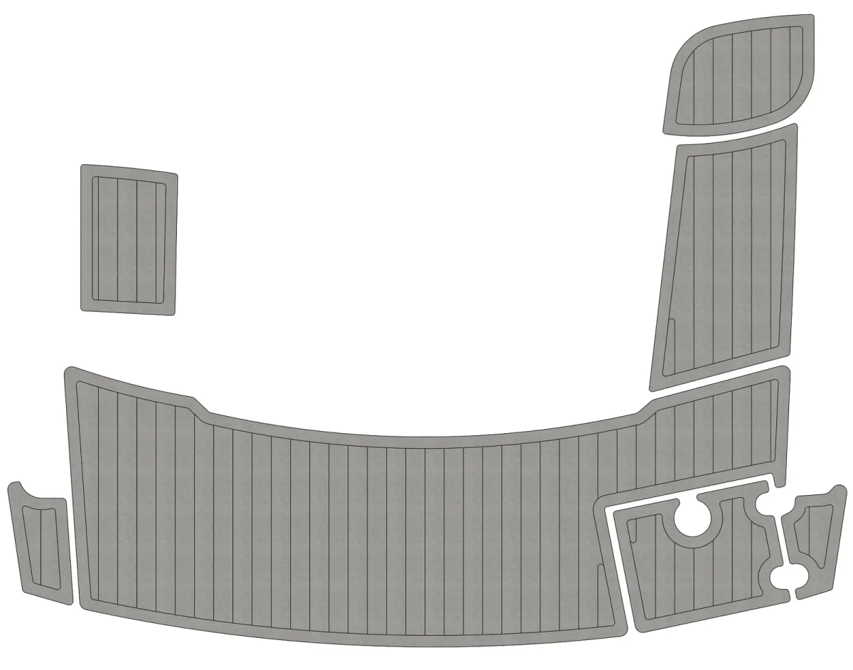 2012 Crownline 285 SS Swim Platform Pad EVA Foam Boat Deck Non Skid Flooring - HJDECK