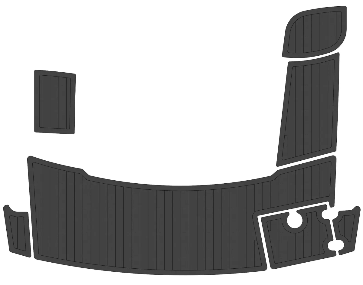 2012 Crownline 285 SS Swim Platform Pad EVA Foam Boat Deck Non Skid Flooring - HJDECK