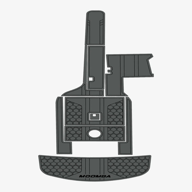 2012 Moomba Mobius EVA Foam Faux Teak Boat Deck Flooring Marine Decking Carpet - HJDECK