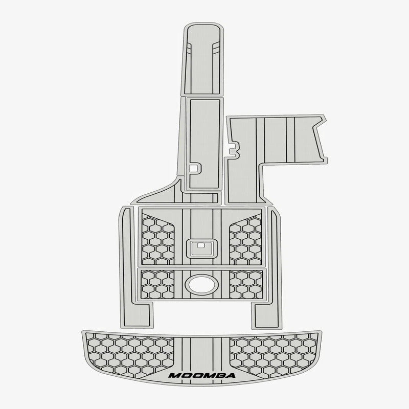 2012 Moomba Mobius EVA Foam Faux Teak Boat Deck Flooring Marine Decking Carpet - HJDECK