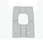 2013 - 2015 Mako 18 LTS Cockpit Pad EVA Foam Boat Deck Flooring - HJDECK