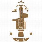 2013 - 2015 Nautique Super Air G23 EVA Foam Boat Decking Mats Faux Teak Marine Flooring - HJDECK