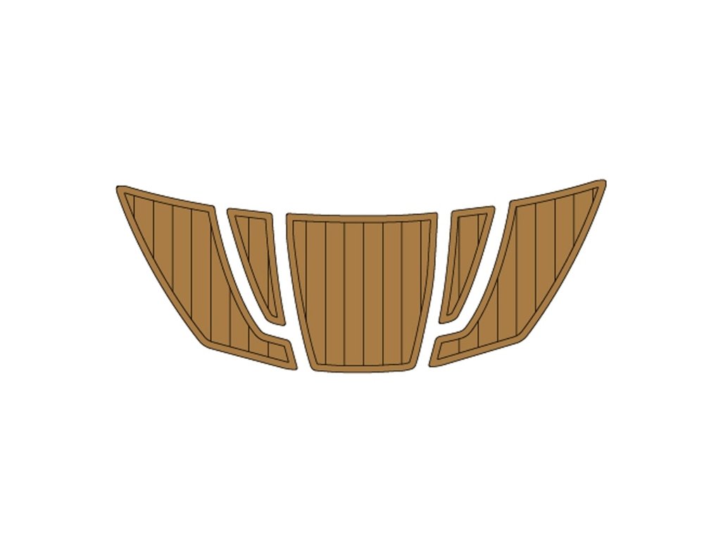 2013 - 2015 Nautique Super Air G23 EVA Foam Boat Decking Mats Faux Teak Marine Flooring - HJDECK