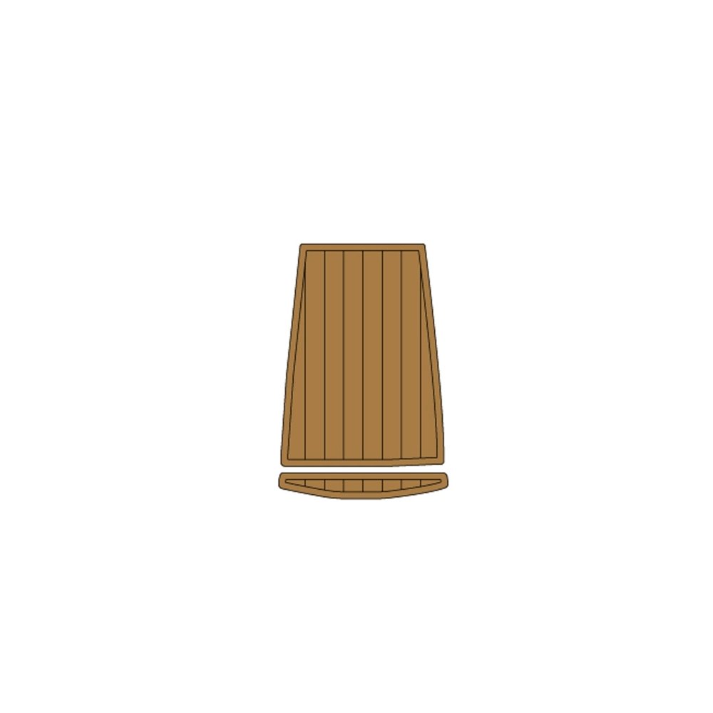 2013 - 2015 Nautique Super Air G23 EVA Foam Boat Decking Mats Faux Teak Marine Flooring - HJDECK