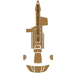 2013 - 2015 Nautique Super Air G23 EVA Foam Boat Decking Mats Faux Teak Marine Flooring - HJDECK