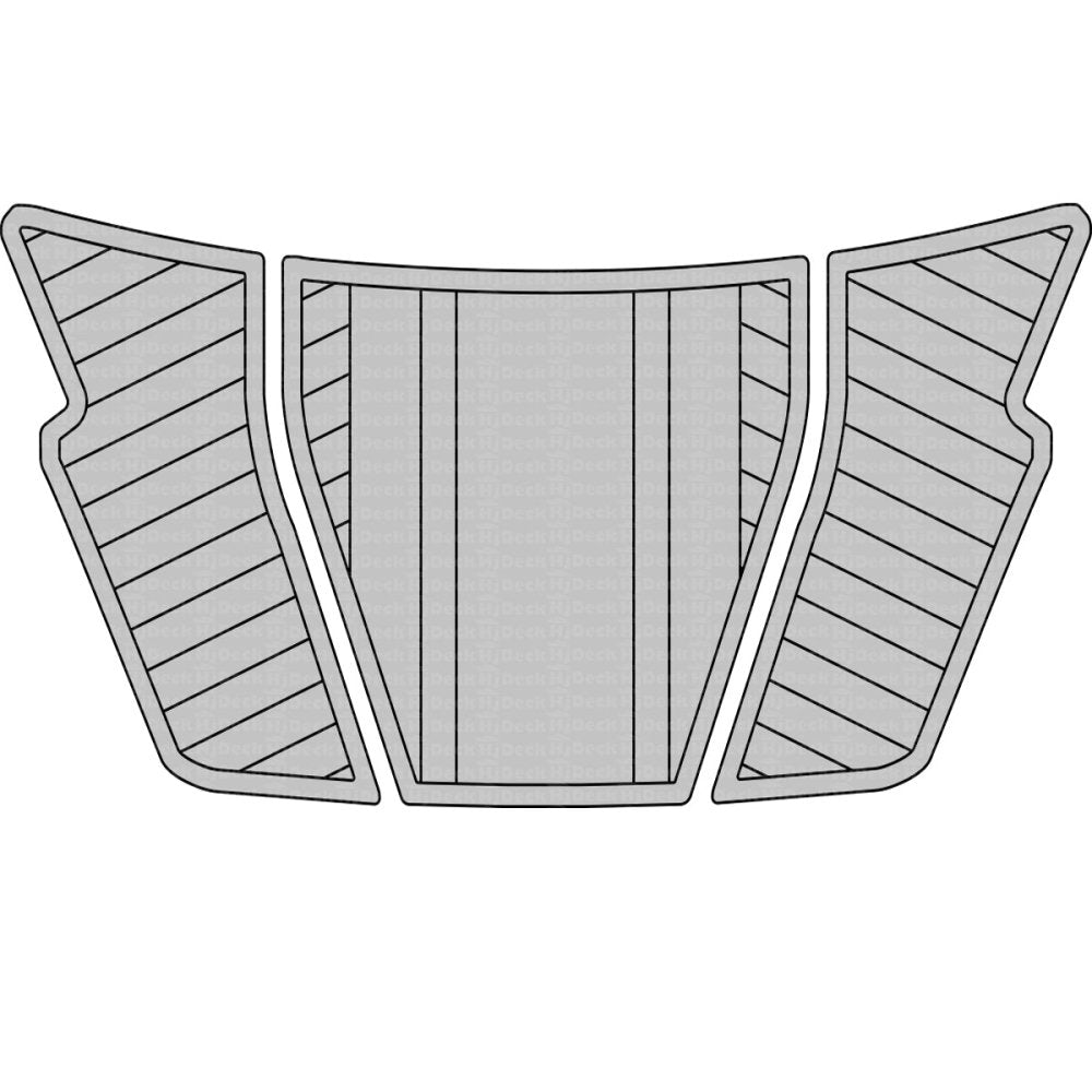 2013 - 2017 MALIBU 20 MXZ EVA Foam Faux Teak Boat Deck Mat Flooring Marine Decking - HJDECK