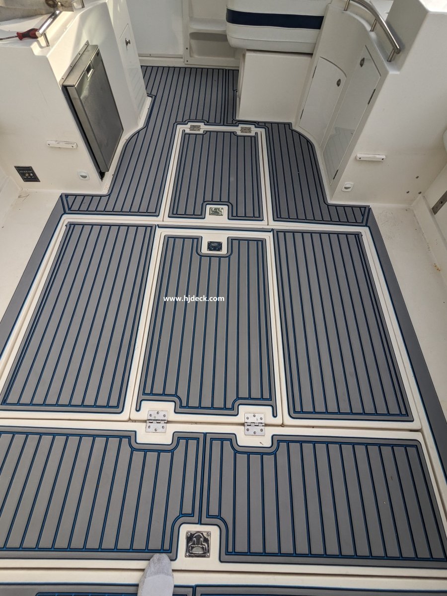 2013 - 2017 MALIBU 20 MXZ EVA Foam Faux Teak Boat Deck Mat Flooring Marine Decking - HJDECK