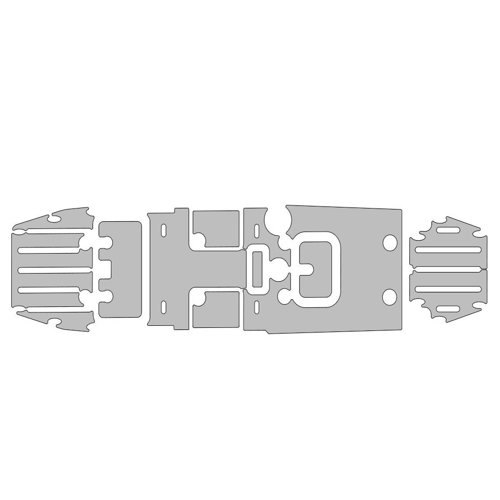 2013 Ascend FS128T Kayak Boat Deck Pad Kit - HJDECK