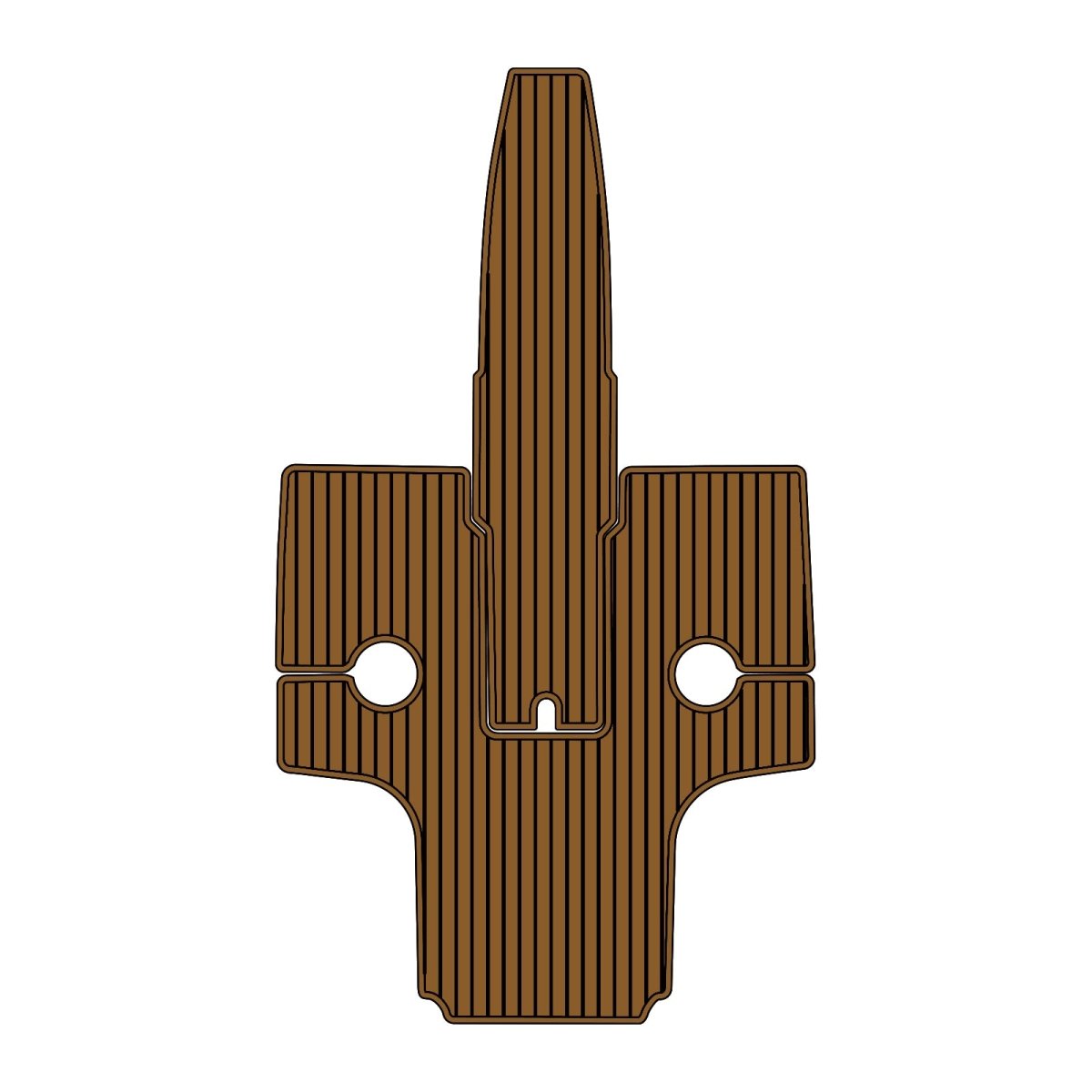 2013 Regal 2300 BR EVA Foam Faux Teak Boat Deck Mat Flooring - HJDECK