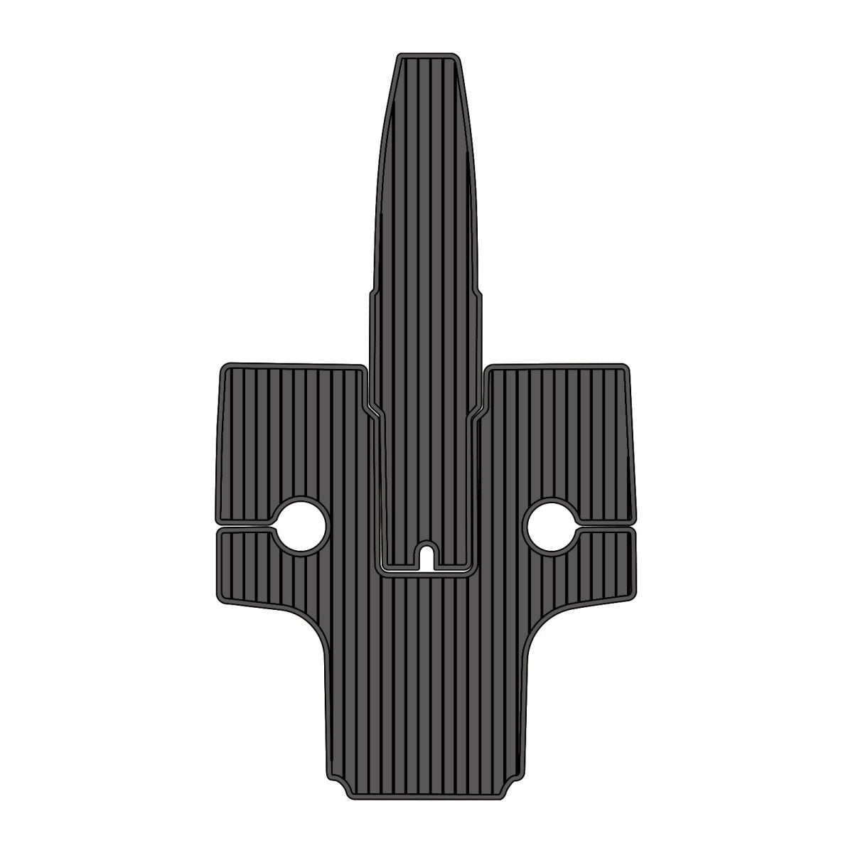 2013 Regal 2300 BR EVA Foam Faux Teak Boat Deck Mat Flooring - HJDECK