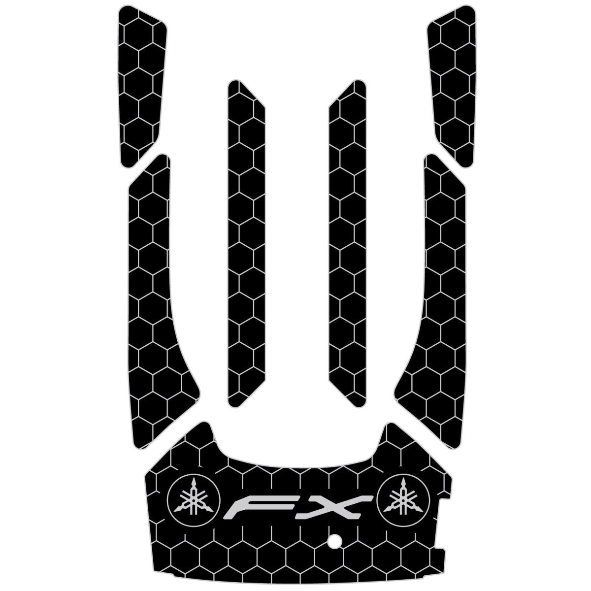 2014 - 2018 Yamaha FX Cruiser SVHO Jet Ski Traction Mats Custom Designed - HJDECK