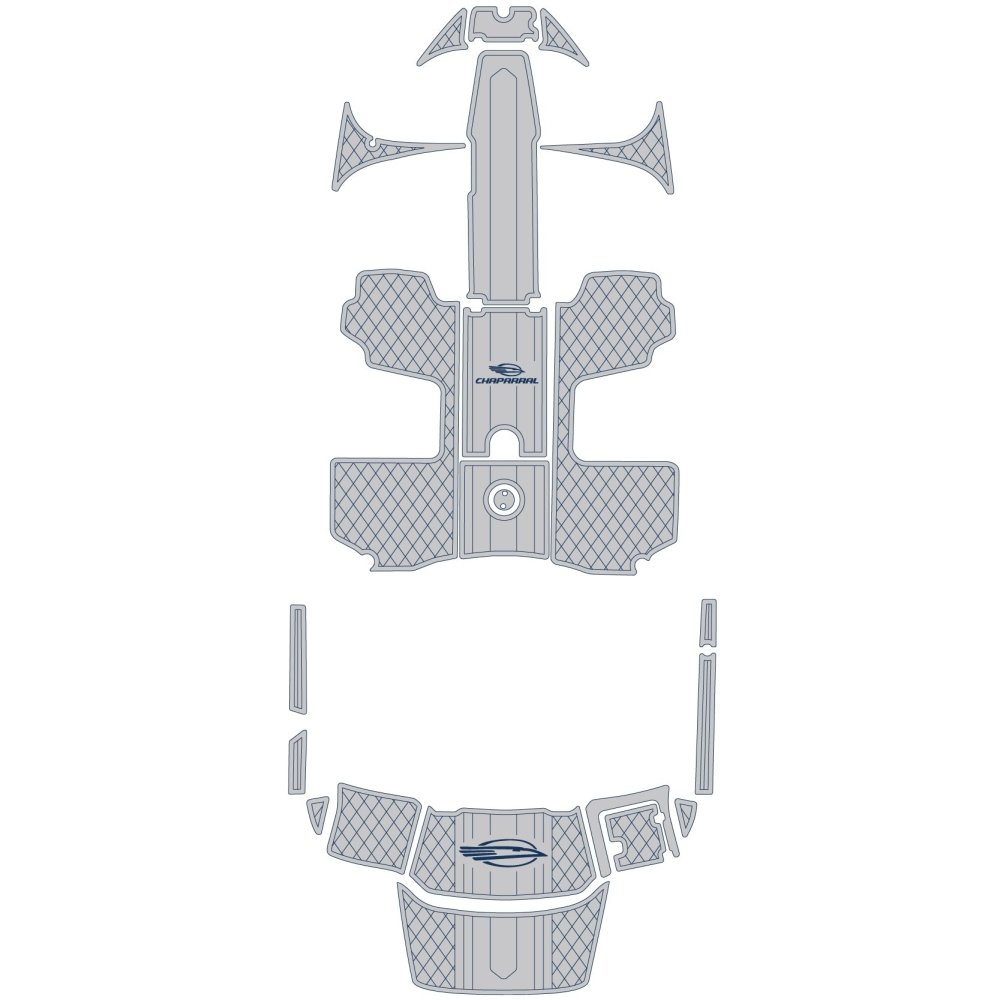 2014 - 2019 Chaparral 21 H2O Deluxe EVA Foam Boat Kits Cockpit Flooring Marine Decking - HJDECK