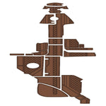 2014 Sea Ray 350 SLX EVA Foam Faux Teak Boat Deck Mat Flooring Marine Decking - HJDECK