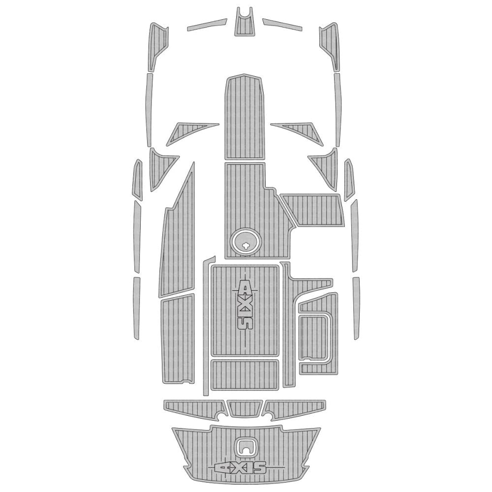 2015 - 2017 Axis A22 Cockpit 1/4" 6mm Boat EVA Flooring Teak Floor Non - slip Mat - HJDECK