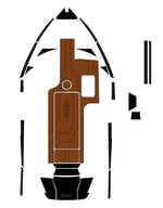 2015 - 2017 Axis T23 EVA Foam Faux Teak Boat Deck Mats Flooring Marine Boat Decking - HJDECK