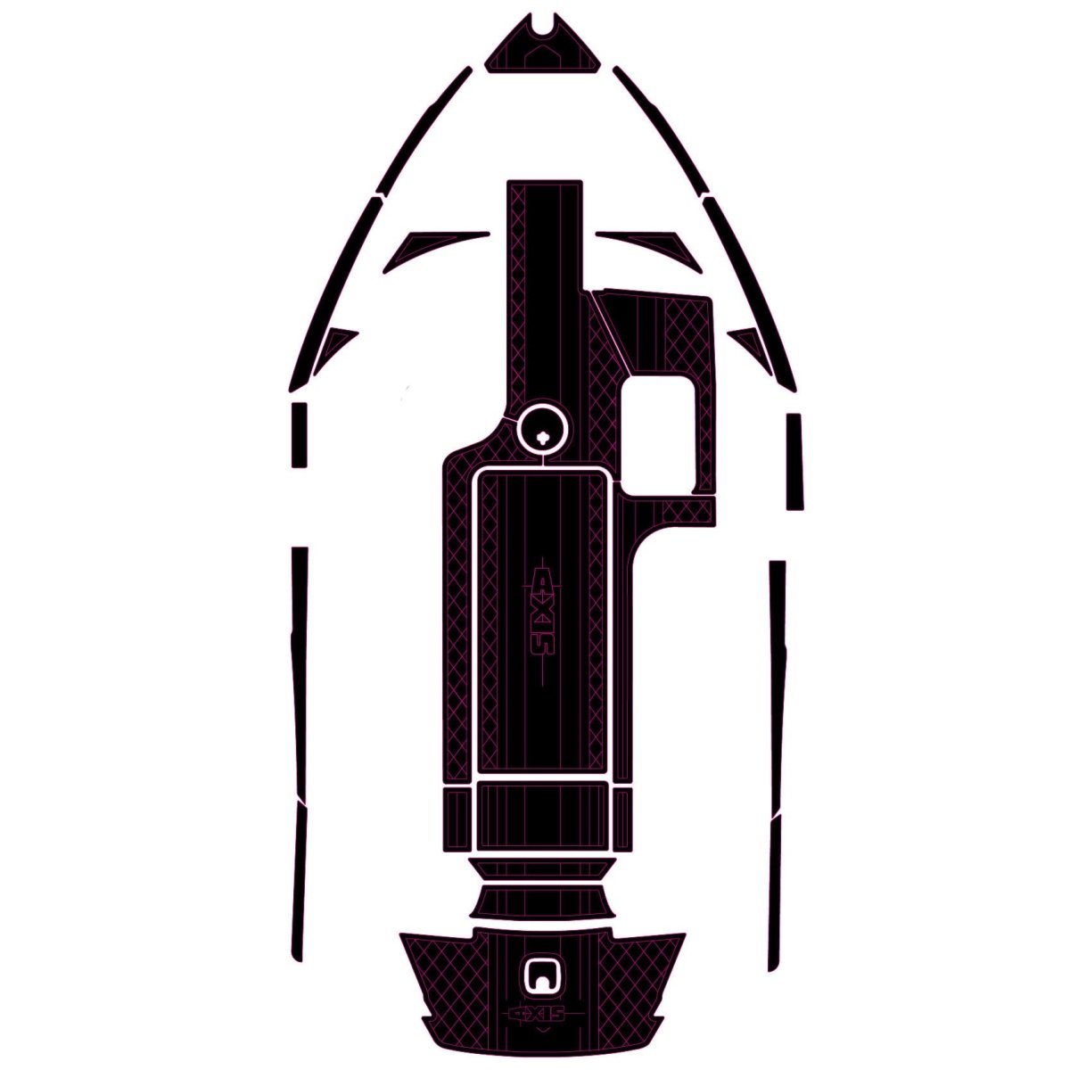 2015 - 2017 Axis T23 EVA Foam Faux Teak Boat Deck Mats Flooring Marine Decking - HJDECK