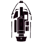 2015 - 2017 Axis T23 EVA Foam Faux Teak Boat Deck Mats Flooring Marine Decking - HJDECK