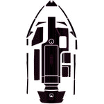 2015 - 2017 Axis T23 EVA Foam Faux Teak Boat Deck Mats Flooring Marine Decking - HJDECK