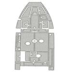 2015 - 2017 Lund Pro Guide 2075 Foam Teak Boat Deck Flooring Kits - HJDECK