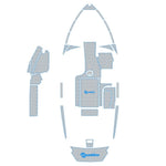 2015 - 2018 MALIBU 22 VLX EVA Foam Boat Deck Flooring Marine Boat Decking Carpet - HJDECK