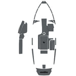 2015 - 2018 MALIBU 22 VLX EVA Foam Boat Deck Flooring Marine Boat Decking Carpet - HJDECK