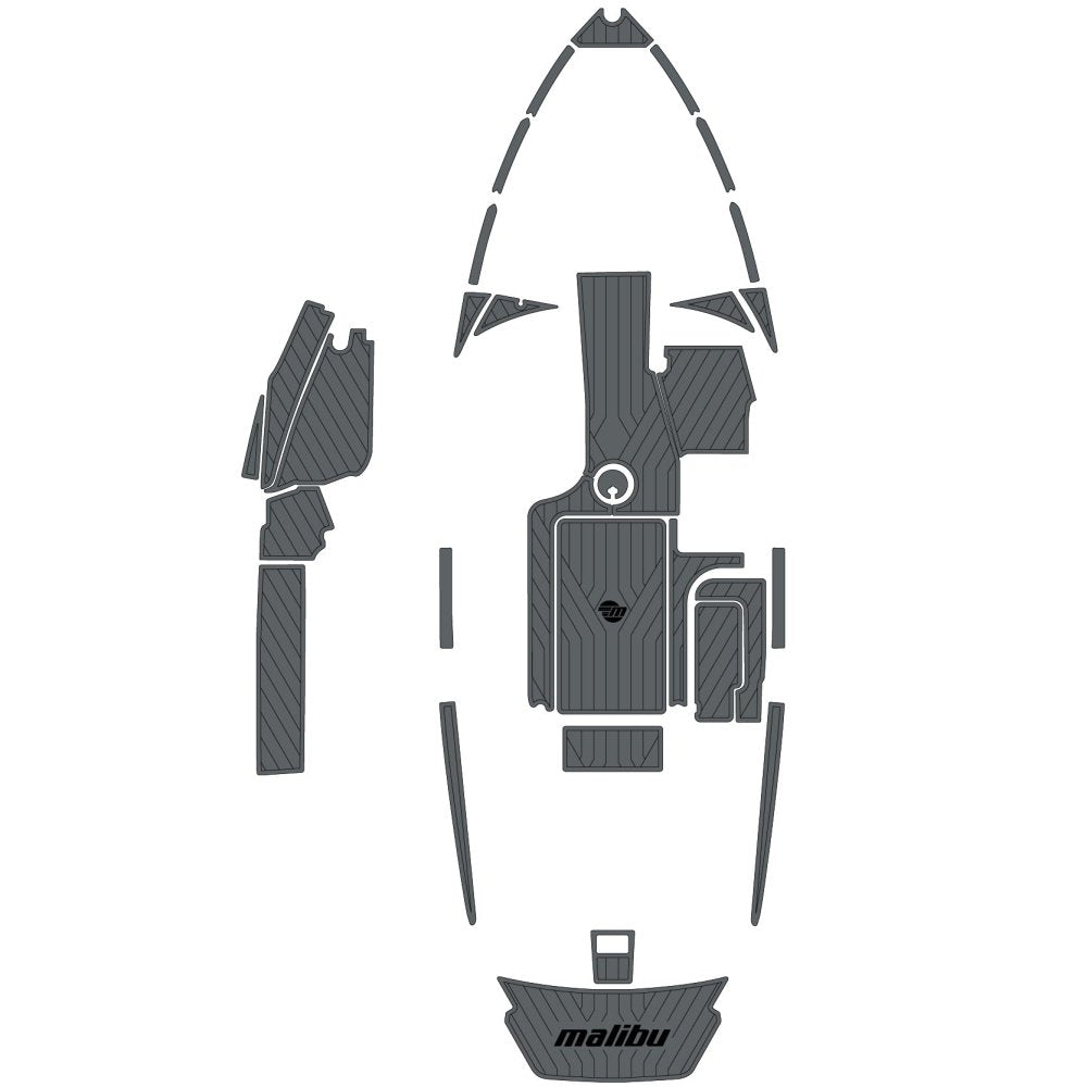 2015 - 2018 MALIBU 22 VLX EVA Foam Boat Deck Flooring Marine Boat Decking Carpet - HJDECK