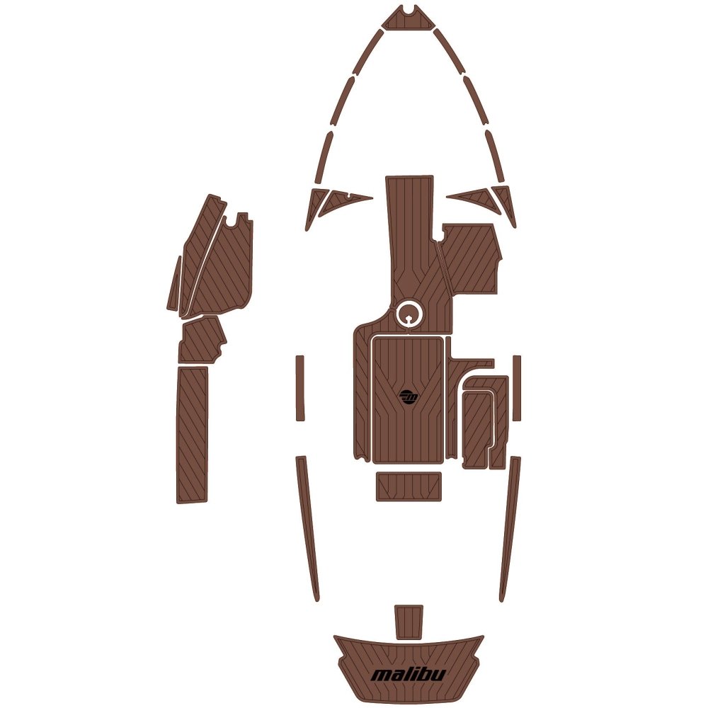 2015 - 2018 MALIBU 22 VLX EVA Foam Boat Deck Flooring Marine Boat Decking Carpet - HJDECK