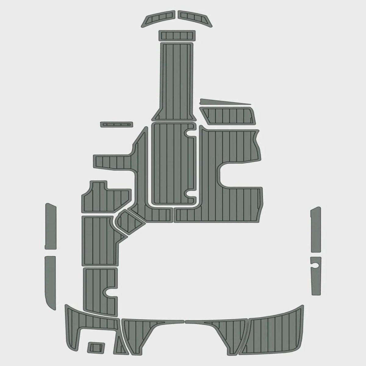 2015 - 2019 Sea Ray 190 SPX OUTBOARD Precut Boat Flooring Kits - HJDECK