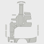 2015 - 2019 Sea Ray 190 SPX OUTBOARD Precut Boat Flooring Kits - HJDECK