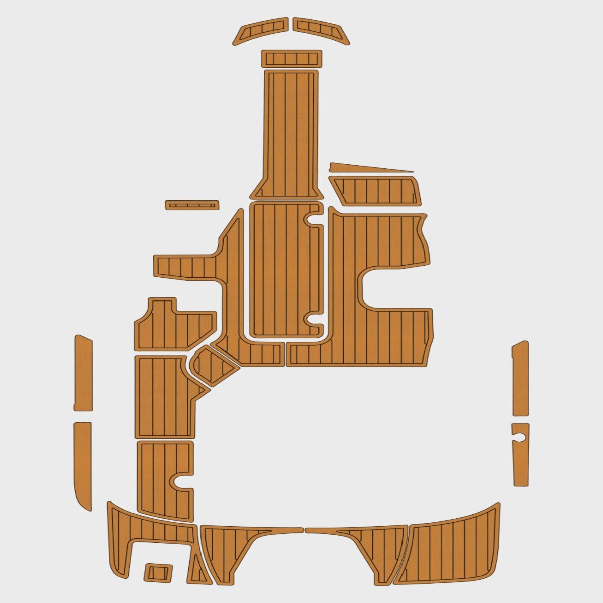 2015 - 2019 Sea Ray 190 SPX OUTBOARD Precut Boat Flooring Kits - HJDECK