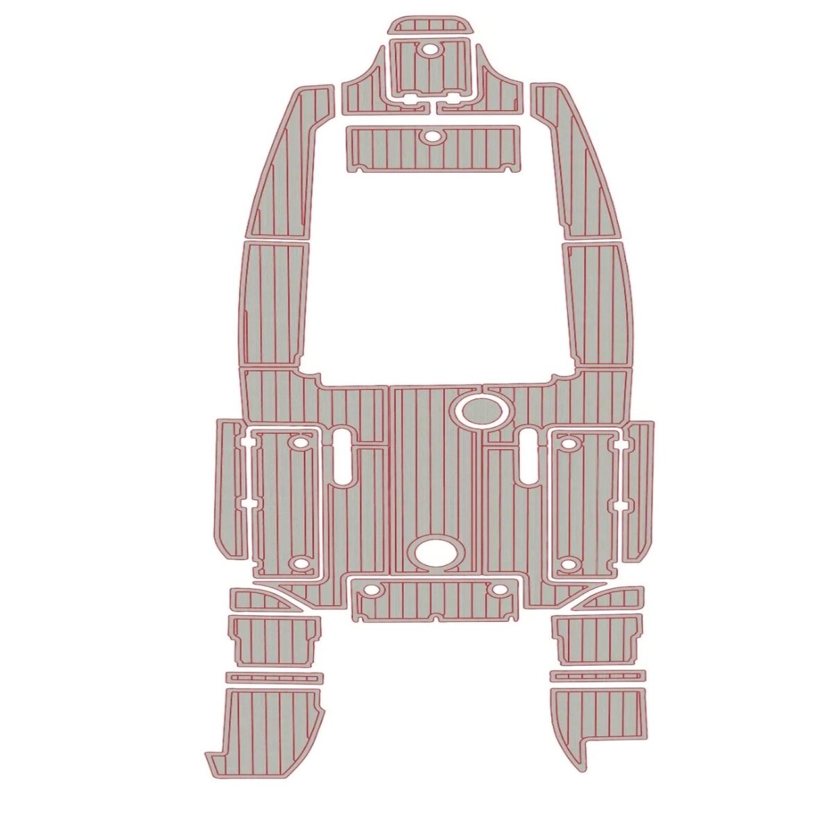 2015 - 2020 Sea Fox 266 Commander EVA Foam Boat Deck Mat Flooring Marine Decking - HJDECK