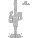 2015 - 2021 Yamaha 240 242 Cockpit Kit Marine Mat - HJDECK