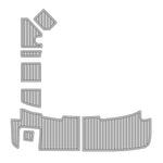 2015 - 2023 Sea Ray 210 SPX Inboard EVA Foam Boat Floor Mat Kits - HJDECK