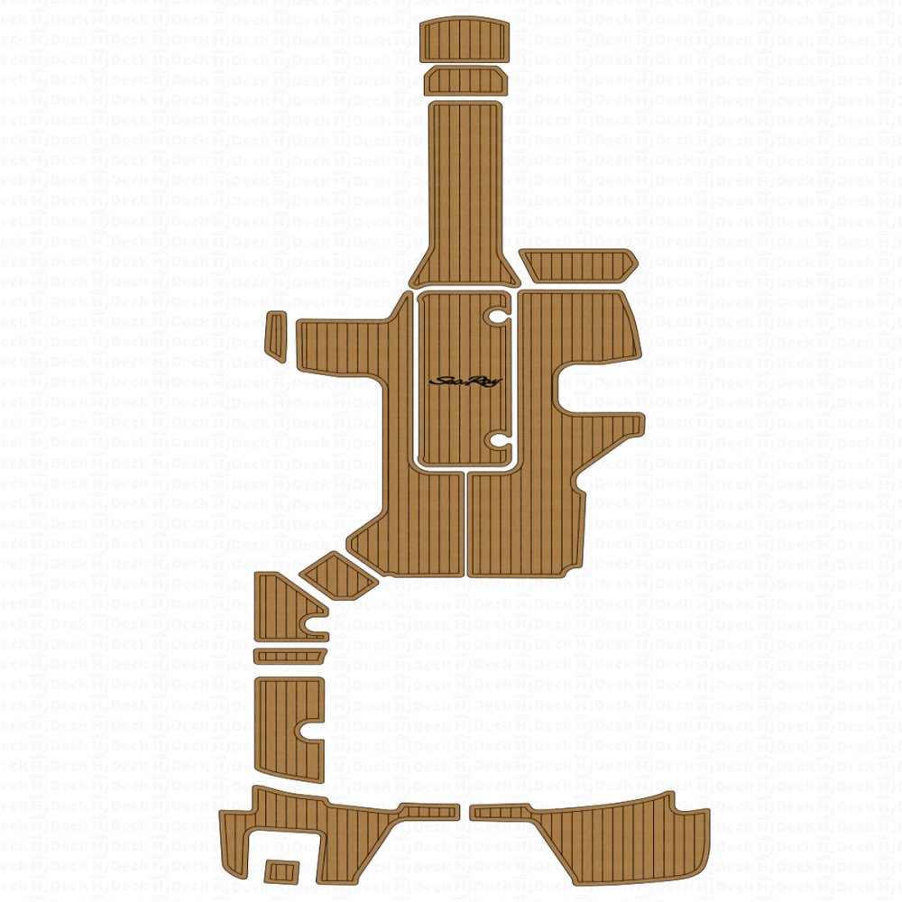 2015 - 2023 Sea Ray 210 SPX OB EVA Foam Boat Floor Mat Kits - HJDECK