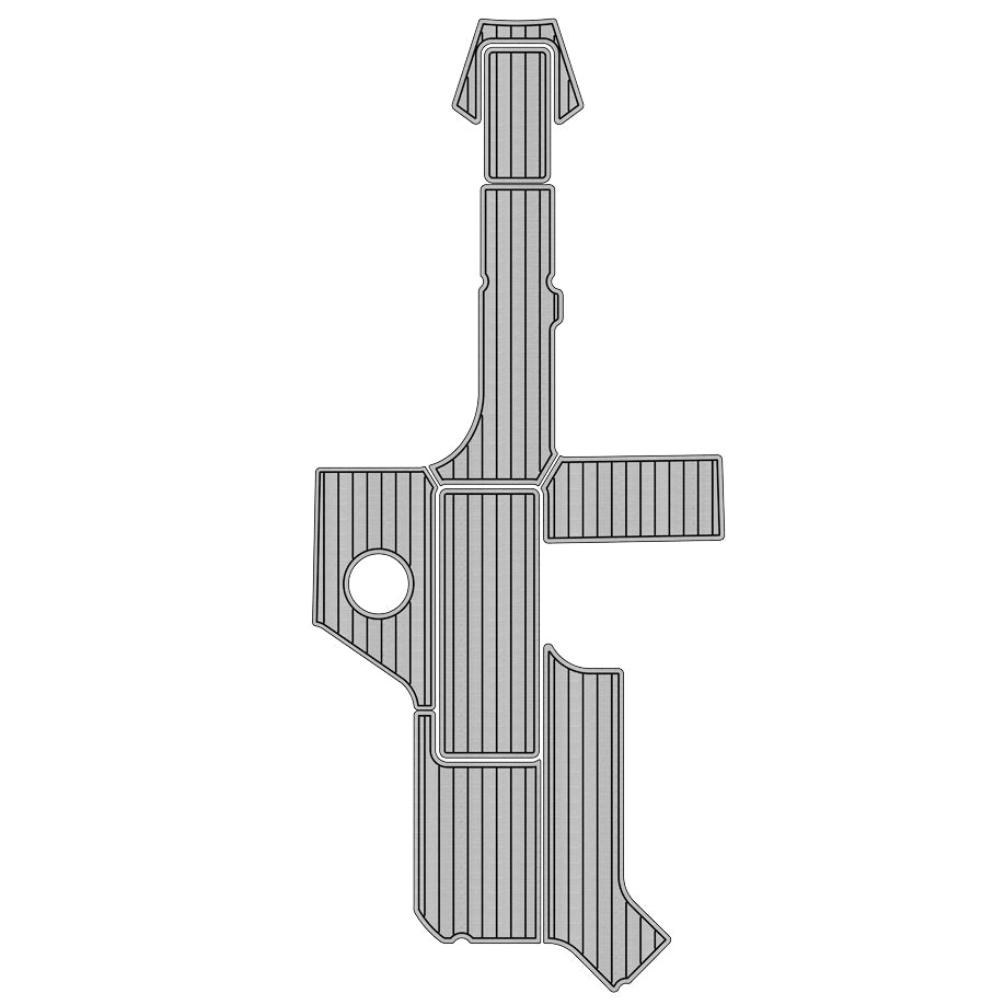 2015 - 2023 Sea Ray 280 SLX Swim Platform & Cockpit Pad Precut Boat Flooring Kits - HJDECK