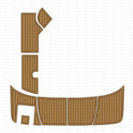 2015-2023 Sea Ray SPX 190 Inboard Faux Teak EVA Foam Boat Flooring Marine Decking - HJDECK