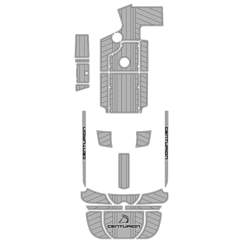 2015 Centurion FS33 EVA Foam Faux Teak Boat Deck Mat Flooring Marine Decking - HJDECK