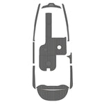 2015 MB Sports F22 Tomcat Custom Foam Boat Flooring Cockpit & Swim Platform Mat - HJDECK