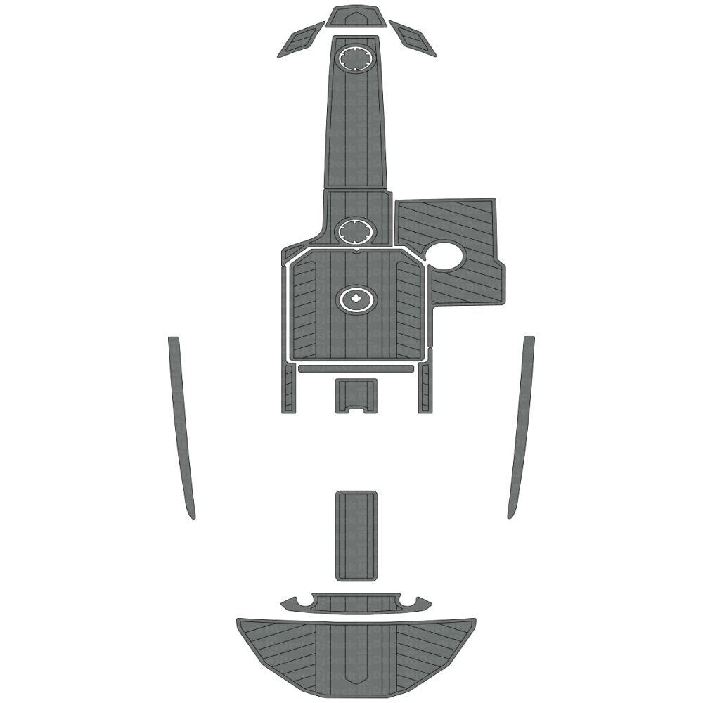 2015 MOOMBA MONDO EVA Foam Faux Teak Boat Deck Flooring - HJDECK