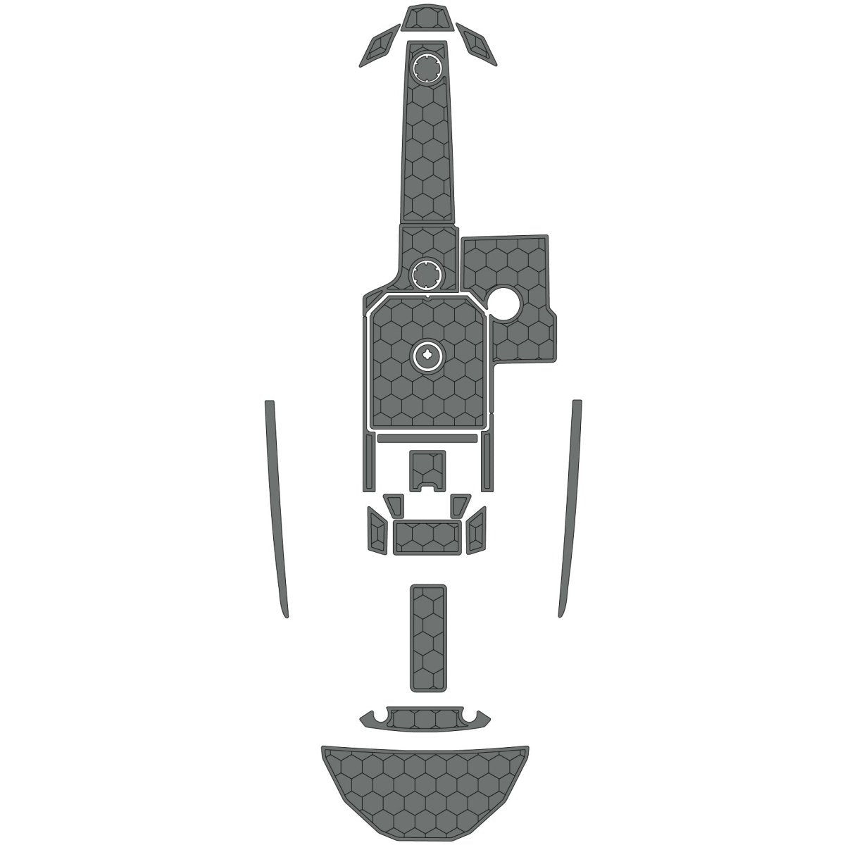 2015 MOOMBA MONDO EVA Foam Faux Teak Boat Deck Flooring - HJDECK