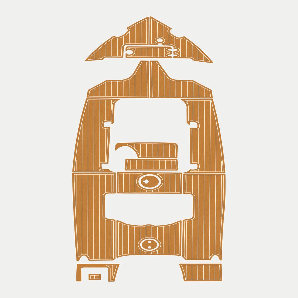 2015 Sea Hunt 225 Ultra Pre Cut Boat Flooring 3M Adhesive EVA Foam - HJDECK