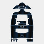 2015 Sea Hunt 225 Ultra Pre Cut Boat Flooring 3M Adhesive EVA Foam - HJDECK