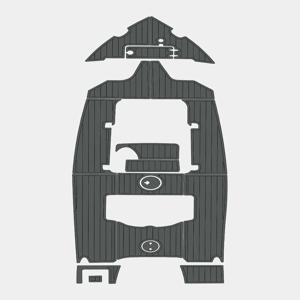 2015 Sea Hunt 225 Ultra Pre Cut Boat Flooring 3M Adhesive EVA Foam - HJDECK