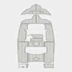 2015 Sea Hunt 225 Ultra Pre Cut Boat Flooring 3M Adhesive EVA Foam - HJDECK