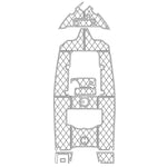 2015 Sea Hunt 255 Triton Pre Cut Boat Flooring 3M Adhesive EVA Foam - HJDECK