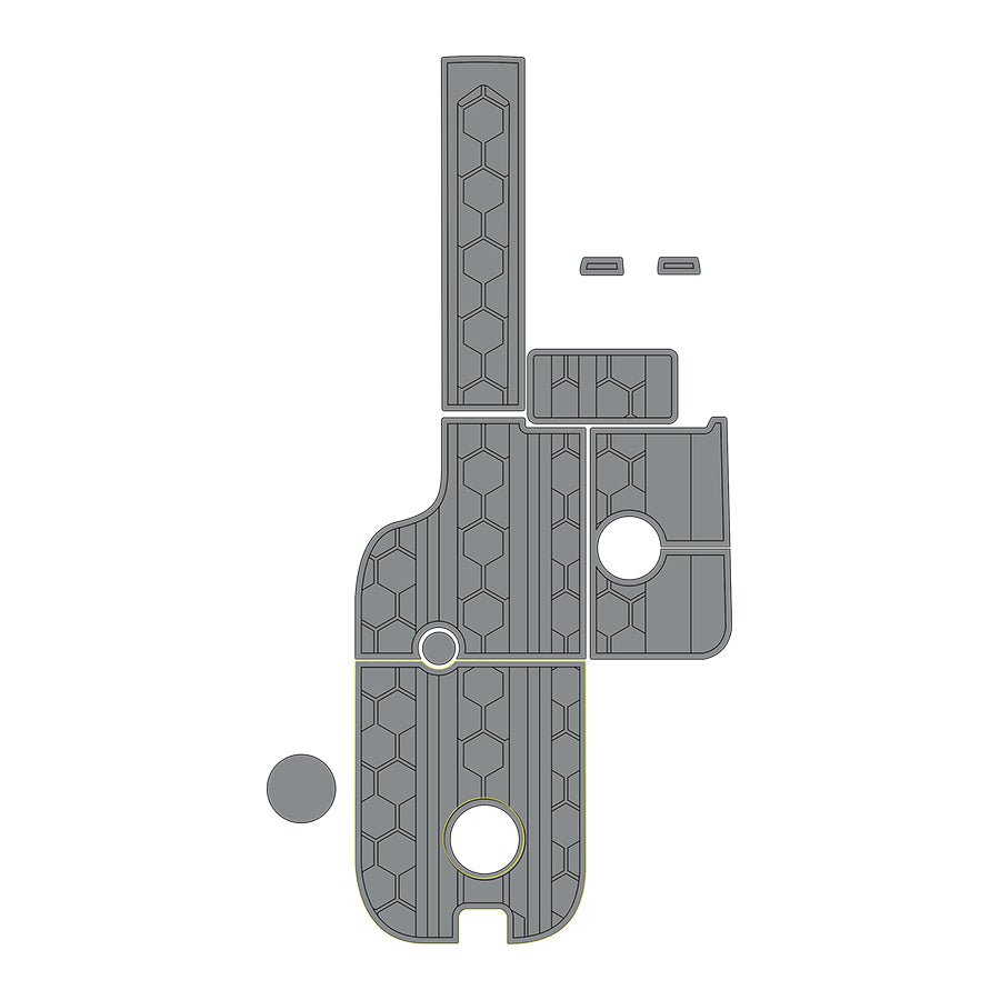 2016 - 2017 MB B52 23 EVA Foam Boat Flooring Cockpit & Swim Platform Mat - HJDECK